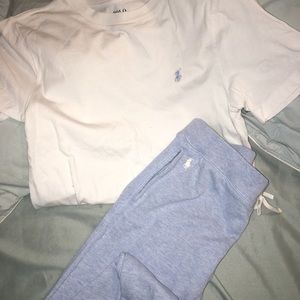 Girls polo jogger outfit